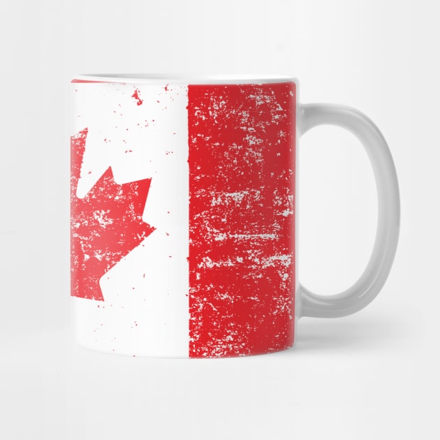 Grunge Canadian flag by StefanAlfonso